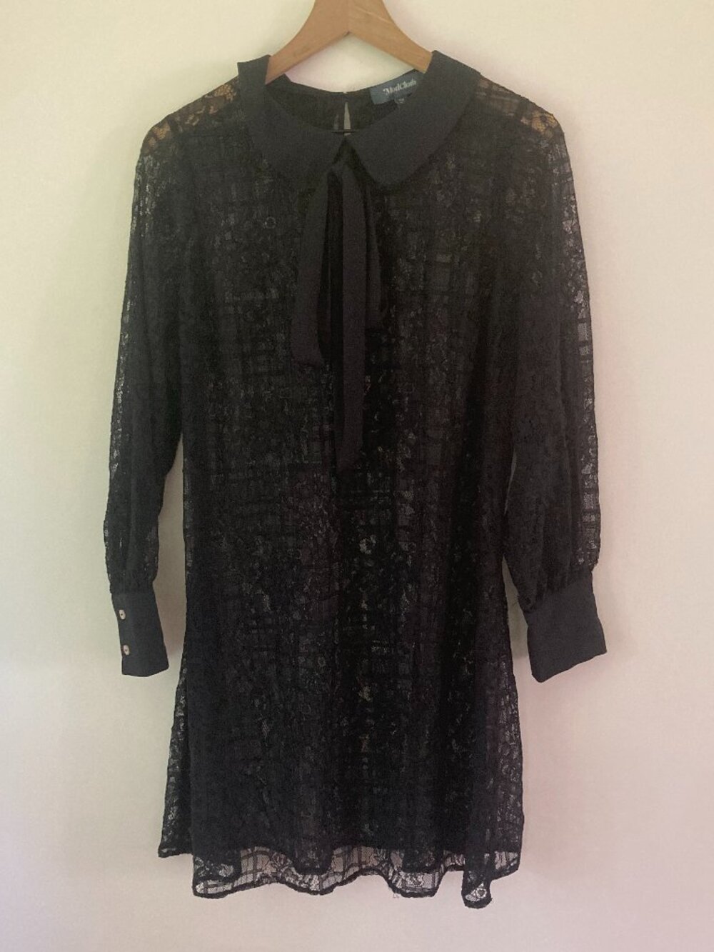 Modcloth Black Lace Dress